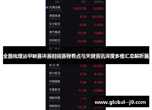 全面梳理法甲联赛决赛时间赛程看点与关键资讯深度多维汇总解析篇